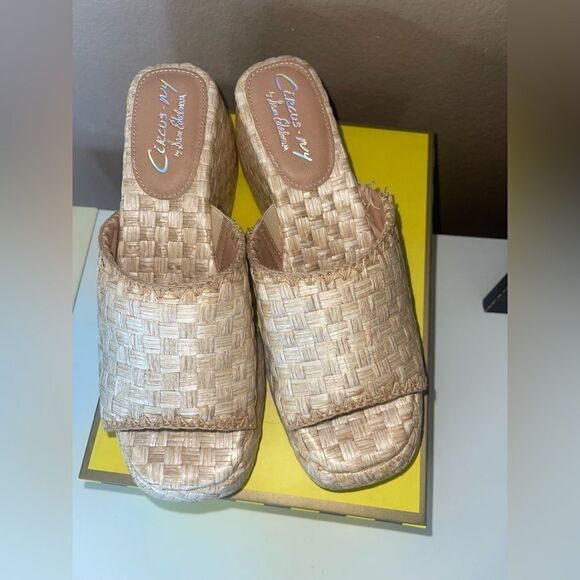 Circus NY by Sam Edelman Women's Ilyse Heeled platform Sandal mule size 9 - Picture 3 of 7